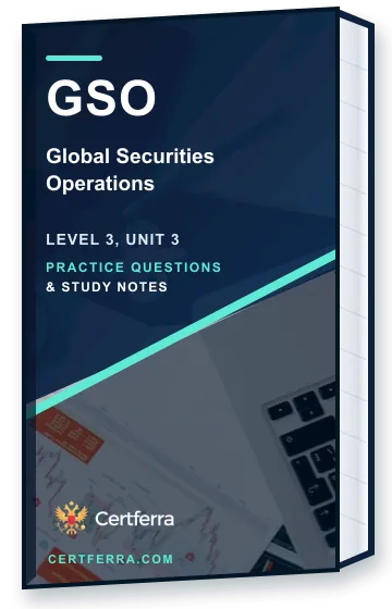 Certferra Global Securities Operations practice questions and study notes
