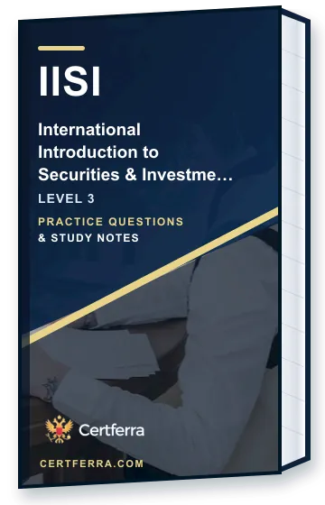 Certferra International Introduction to Securities & Investment practice questions and study notes
