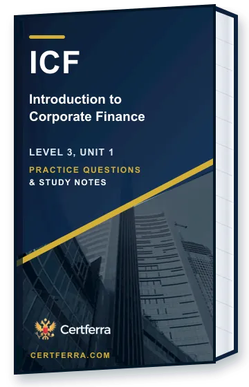 Certferra Introduction to Corporate Finance practice questions and study notes