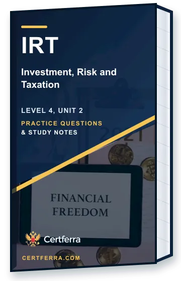 Certferra Investment, Risk and Taxation practice questions and study notes