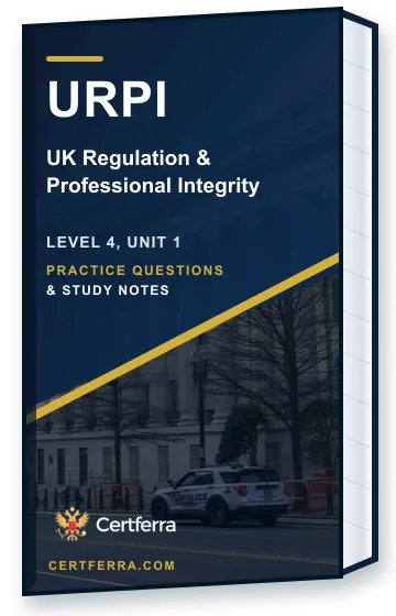 Certferra UK Regulation & Professional Integrity practice questions and study notes